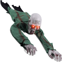Crawling Ghost Halloween Prop – Voice Activated, Realistic Crawling Scare