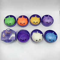 Assorted color ghost dumpling squishies for Halloween party favors